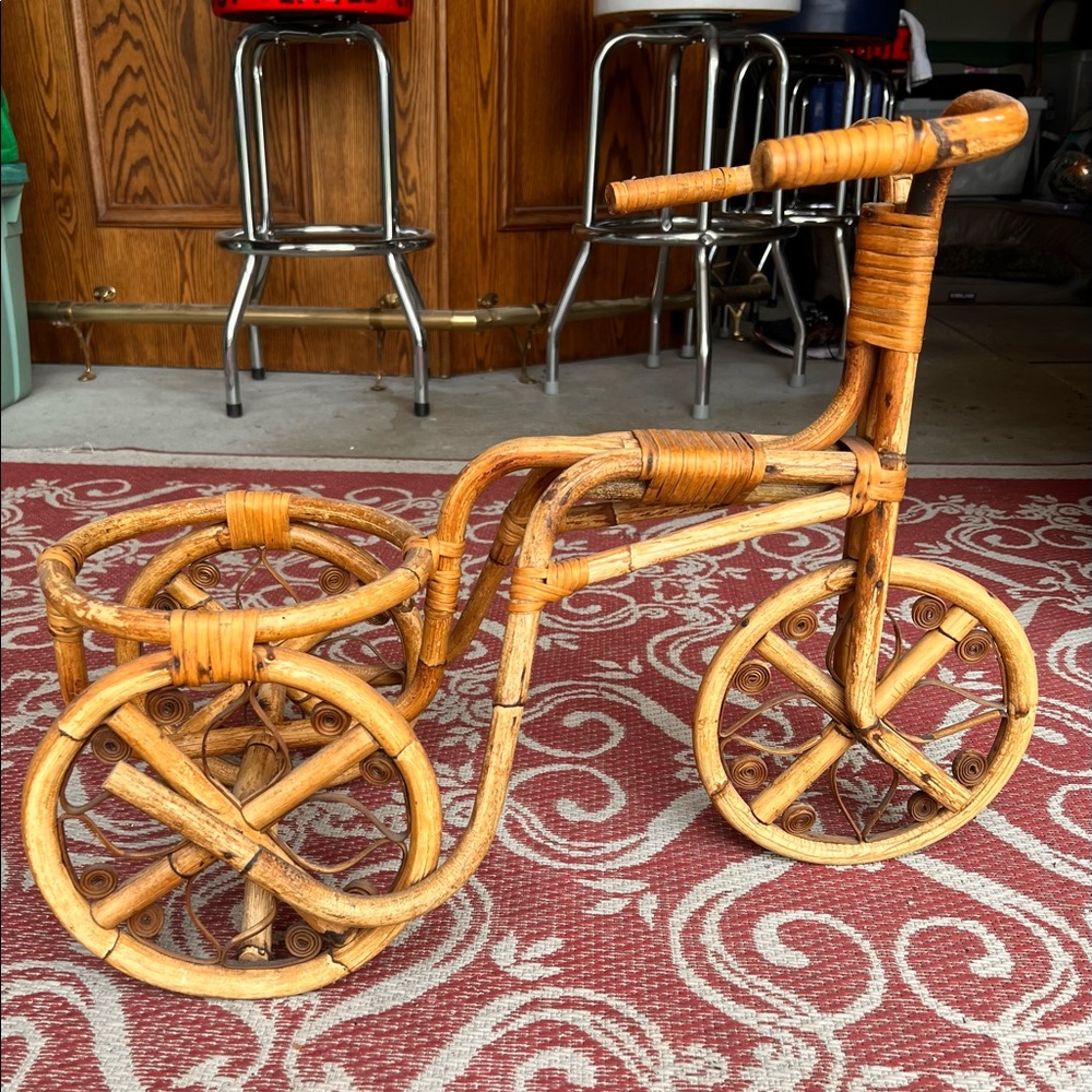 Vintage Boho Bike Plant Holder 🪴